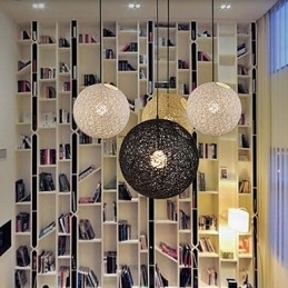 مصباح إضاءة ملون بتصميم ريفي أمريكي إبداعي من كاني آرت وشكل كروي