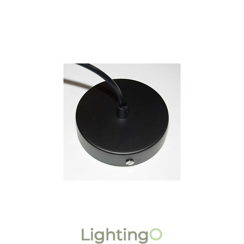 مصباح LOFT مصباح معلق عتيق من Edison Light أسود من الحديد المعدني مع عاكس ضوء على شكل مستودع للإضاءة