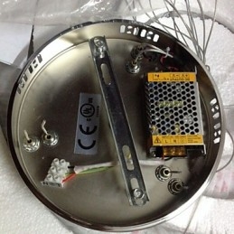 مصابيح معلقة، إضاءة سقف، إضاءة ثريا، حلقات دائرية، حلقات كبيرة، كريستال كهرماني وكريستال شفاف آخر