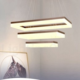 مصباح معلق ذكي ثلاثي الطبقات مع خاصية Wi-Fi بتصميم عصري عصري للمنزل