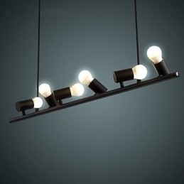 مصباح معلق معدني بتصميم عتيق صغير الحجم