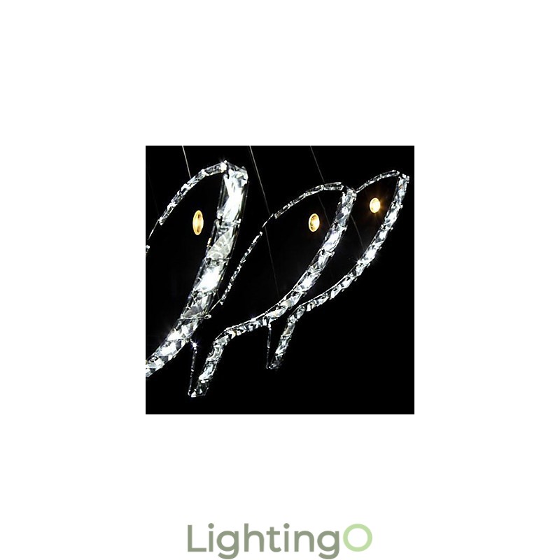 مصباح معلق معدني كريستالي عصري معاصر