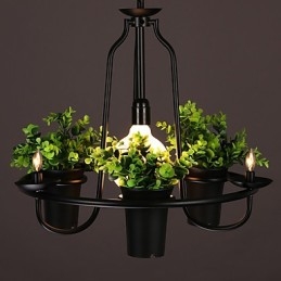 مصباح معلق بتصميم زخرفي عصري معاصر (لا يشمل النباتات)