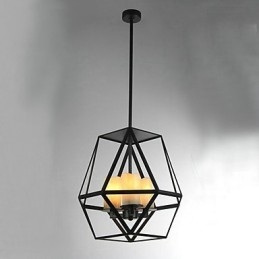 مصباح معلق معدني صغير بتصميم ريفي