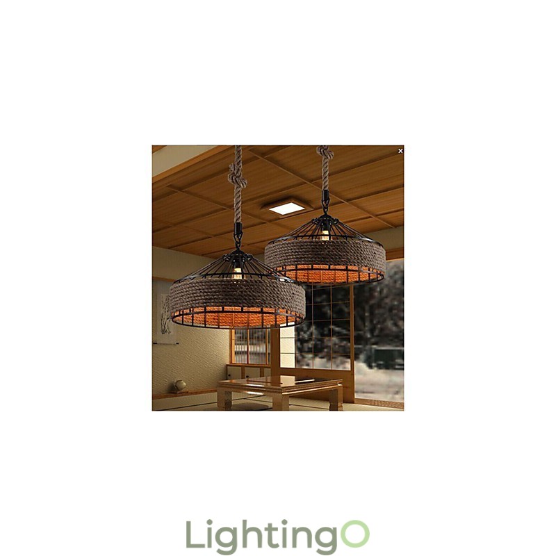 ثريا معدنية معلقة من تصميم 2 Light Country Designers Others