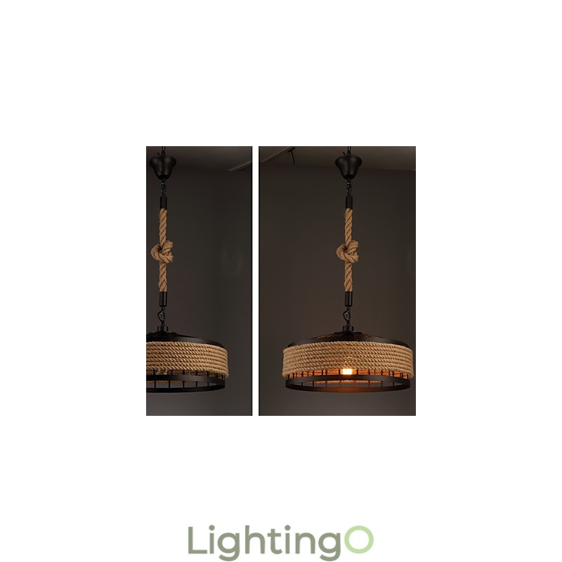 ثريا معدنية معلقة من تصميم 2 Light Country Designers Others