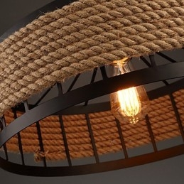 ثريا معدنية معلقة من تصميم 2 Light Country Designers Others
