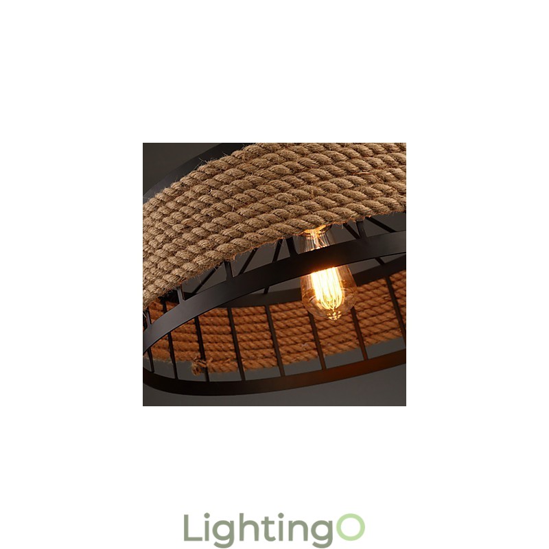 ثريا معدنية معلقة من تصميم 2 Light Country Designers Others