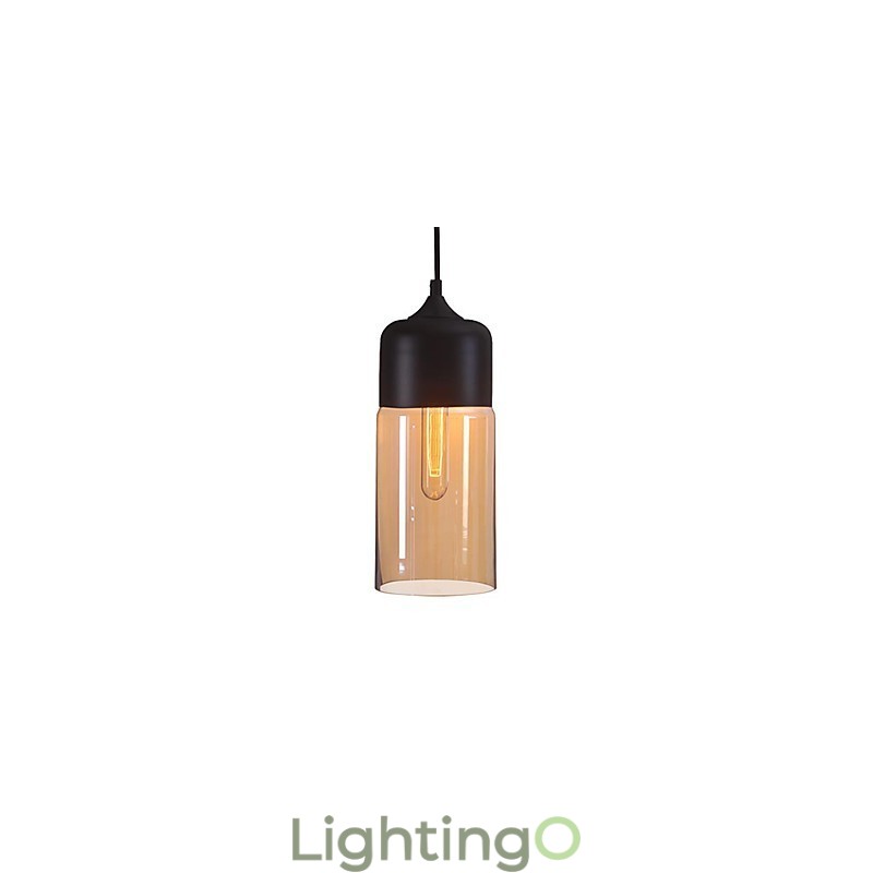 مصباح سقف أنيق من WestMenLights بغطاء زجاجة، مصباح معلق زجاجي، مصباح Edison للمنزل
