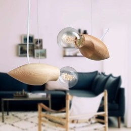 الفردية الفنية الإبداعية التعاقد على استعادة طرق الخشب القديمة مصباح النحل Droplight