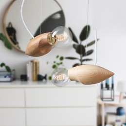 الفردية الفنية الإبداعية التعاقد على استعادة طرق الخشب القديمة مصباح النحل Droplight