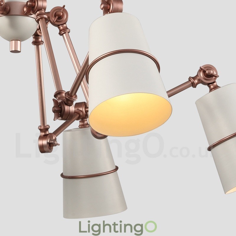 مصباح ثريا بستة مصابيح بتصميم عصري حديث