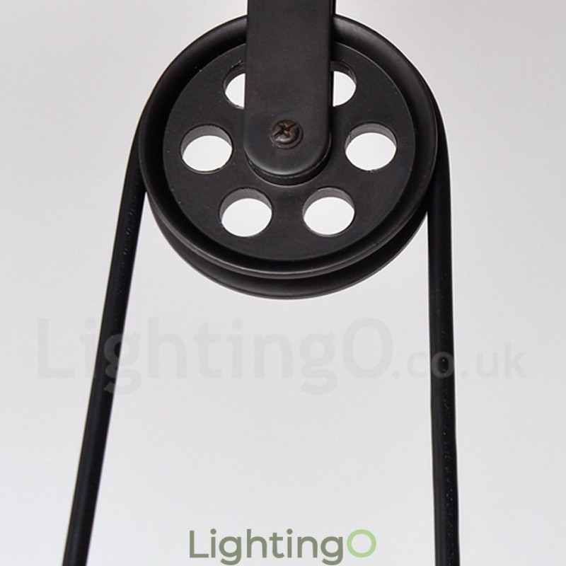مصباح معلق معدني عتيق من طراز Country Light مكون من 2 ضوء