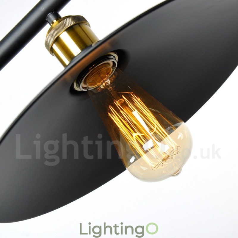 مصباح معلق معدني عتيق من طراز Country Light مكون من 2 ضوء