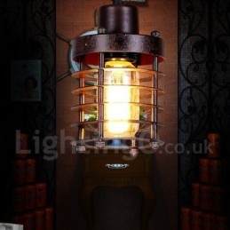 مصباح معلق نحاسي عتيق مكون من 1 ضوء