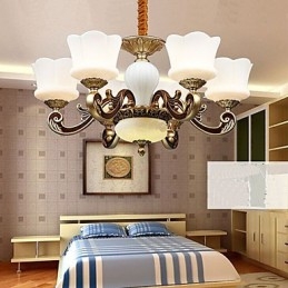 ثريا طعام بتصميم عتيق مصنوعة من سبائك الزنك بتصميم إبداعي للحديقة