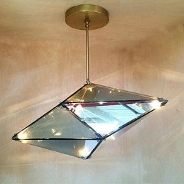 ثريا معدنية مطلية بالكهرباء بتصميم كلاسيكي تقليدي للمصممين