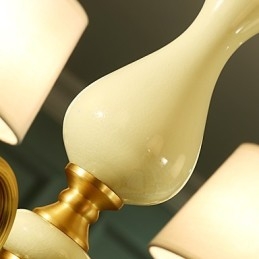 ثريا نحاسية بالكامل، ثريا زخرفية من اليشم
