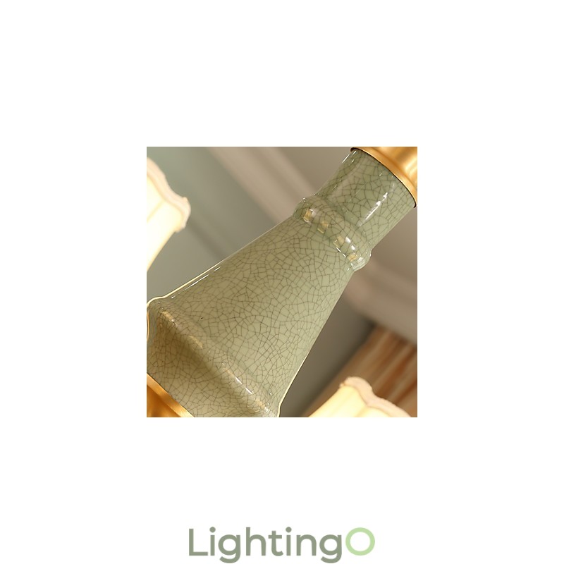 ثريا نحاسية بالكامل، ثريا زخرفية من اليشم KP8