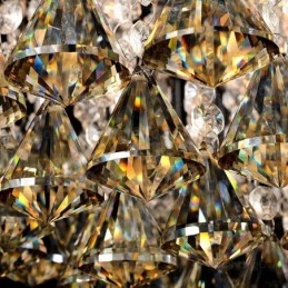 6 مصابيح سقف عصرية حديثة مع غطاء كريستالي