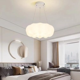 مصباح معلق بتصميم قرع إبداعي حديث إسكندنافي قابل للتعتيم، مصباح معلق للشرفة