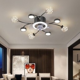ثريا سقفية بتصميم مروحة إبداعية