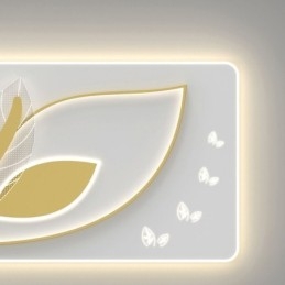 مصباح سقف فاخر بتصميم أوراق إبداعية