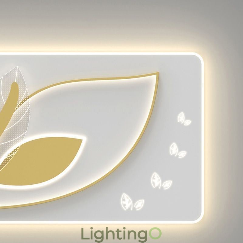 مصباح سقف فاخر بتصميم أوراق إبداعية
