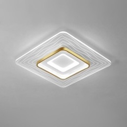 مصباح سقف مدمج، مصباح سقف أكريليك رفيع للغاية بتصميم بسيط