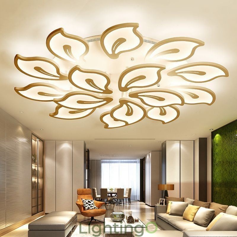 مصباح سقف بتصميم بتلات إبداعي مدمج