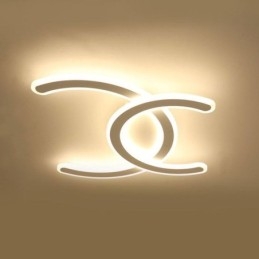 مصباح سقف أكريليك حديث وبسيط على شكل حرف C