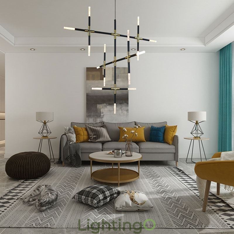 مصباح معلق أبيض دافئ إبداعي لتركيب مصباح سقف DIY
