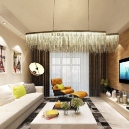 مصباح معلق عصري بتصميم شرابة إبداعية للمقهى