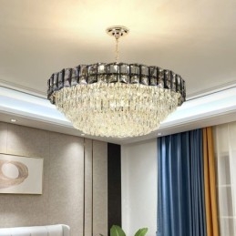 مصابيح السقف المعاصرة ذات الثريا الكريستالية