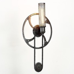 مصباح حائط Grand Mercure Mount Loft Steampunk Nordic American Warehouse Retro Industrial Gear مصباح حائط