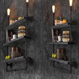 شمعدانات حائط صغيرة بتصميم ريفي معدني