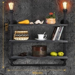 شمعدانات حائط صغيرة بتصميم ريفي معدني