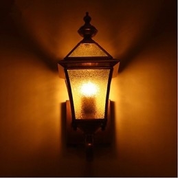شمعدانات حائط صغيرة بتصميم كلاسيكي تقليدي معدني