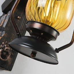مصابيح حائط 1Lights أنيقة على الطراز الأوروبي الفني