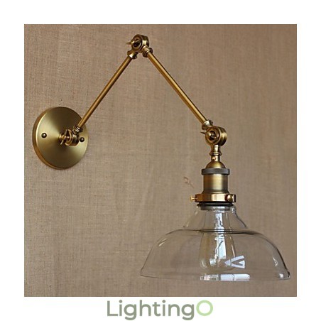 مصباح مصمم على طراز LOFT، مصباح حائط زخرفي حديث من الزجاج البرونزي للمقهى مصباح مصمم على طراز LOFT، مصباح حائط زخرفي حديث من الزجاج البرونزي للمقهى