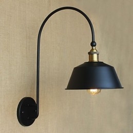 مصباح حائط زخرفي حديدي لغرفة الطعام بتصميم ريفي أمريكي، طراز LOFT، آلات صناعية، طراز Light Wind، فيلا عتيقة، طراز Nostalgic