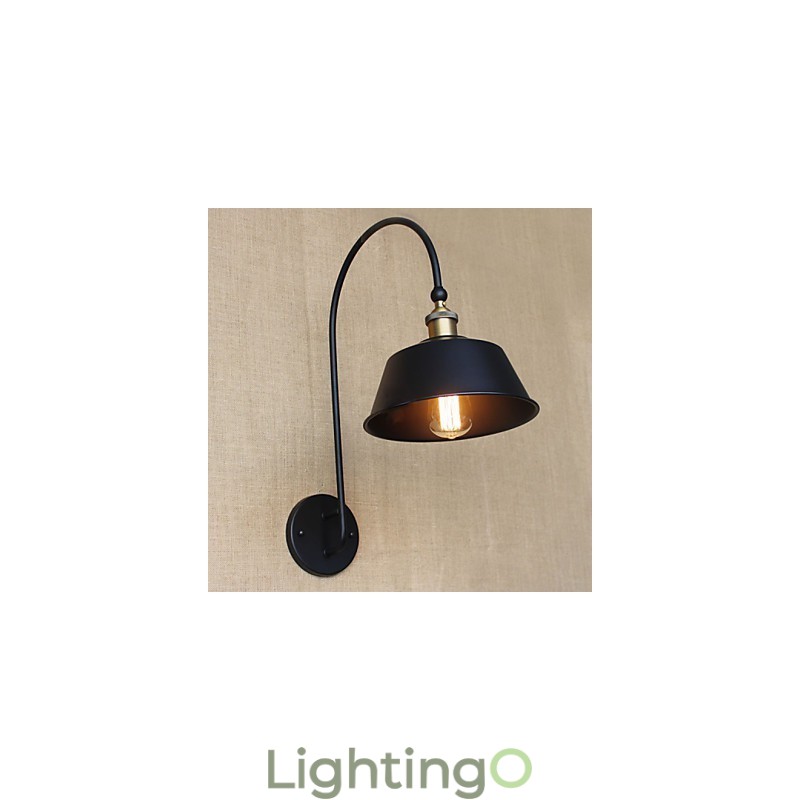 مصباح حائط زخرفي حديدي لغرفة الطعام بتصميم ريفي أمريكي، طراز LOFT، آلات صناعية، طراز Light Wind، فيلا عتيقة، طراز Nostalgic
