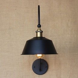 مصباح حائط زخرفي حديدي لغرفة الطعام بتصميم ريفي أمريكي، طراز LOFT، آلات صناعية، طراز Light Wind، فيلا عتيقة، طراز Nostalgic