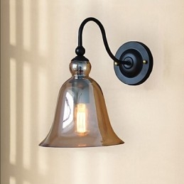 شمعدانات حائط صناعية عتيقة من طراز Loft Vintage Max Country E27