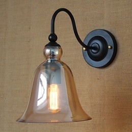 شمعدانات حائط صناعية عتيقة من طراز Loft Vintage Max Country E27