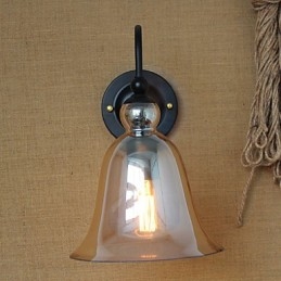 شمعدانات حائط صناعية عتيقة من طراز Loft Vintage Max Country E27