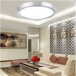 مصابيح مدمجة بتصميم دائري بسيط وعصري بقطر 29 سم