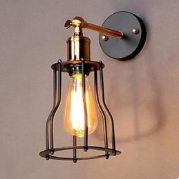 مصباح حائط بإطار حديدي بتصميم شخصيات أدبية وفنية