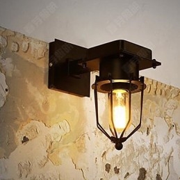 مصباح حائطي صناعي عتيق برأس واحد