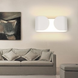 شمعدانات حائط 6 وات بتصميم عصري معدني